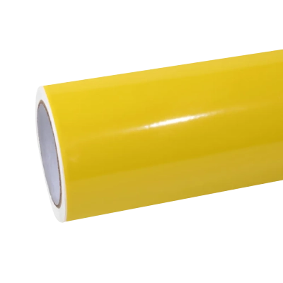 Aluko Super Gloss Yellow Vinyl Wrap Car Wrap