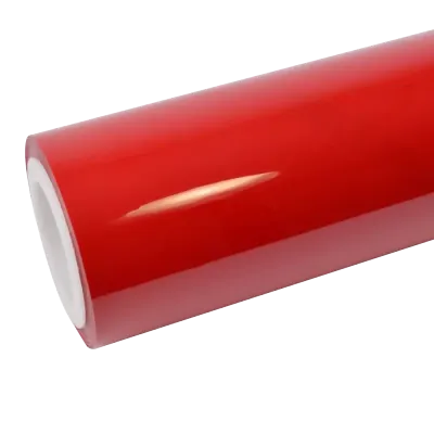 Gloss Blood Red Car Vinyl Wrap 01