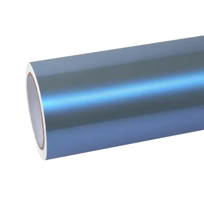 Gloss Metallic Grey Blue Car Vinyl Wrap  01