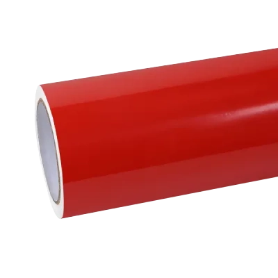 Gloss Lava Orange Car Vinyl Wrap