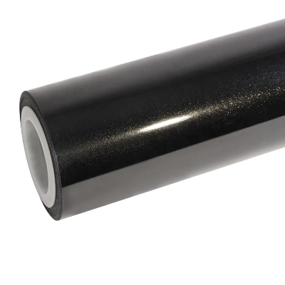 Gloss Glitter Dark Grey Car Vinyl Wrap Sale 01