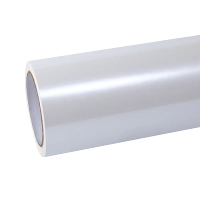 Gloss Pearl White Car Vinyl Wrap