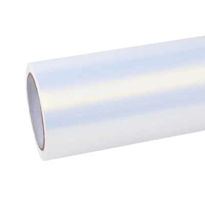 Gloss Metallic Chameleon Gold White Car Vinyl Wrap Audi PET 01