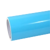 Gloss Light Sky Blue Car Vinyl Wrap PET