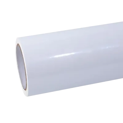 Glossy Pearl White Car Wrap