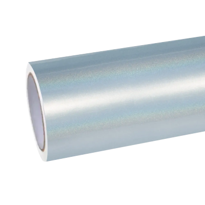 Gloss Metallic Rainbow Laser Sea Blue Car Vinyl Wrap 01