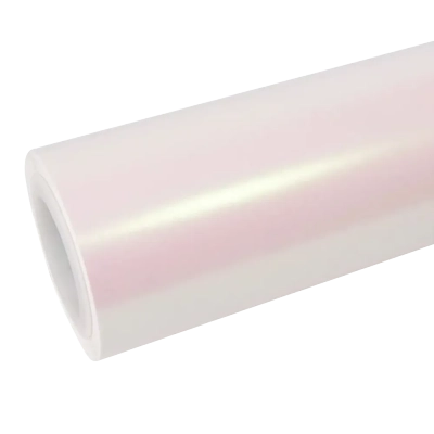 Matte Metallic Chameleon Aurora White Car Vinyl Wrap 01