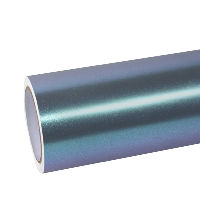 Matte Metallic Diamond Grey Blue Car Vinyl Wrap 01