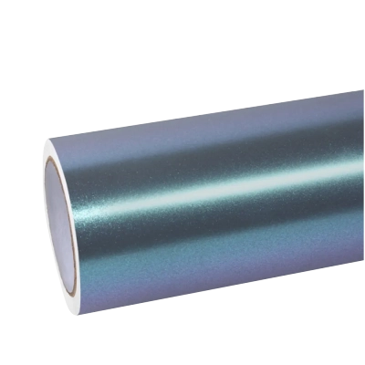 Matte Metallic Diamond Grey Blue Car Vinyl Wrap 01