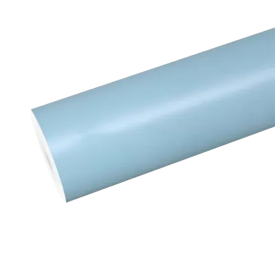 Matte Light Blue Car Vinyl Wrap 01