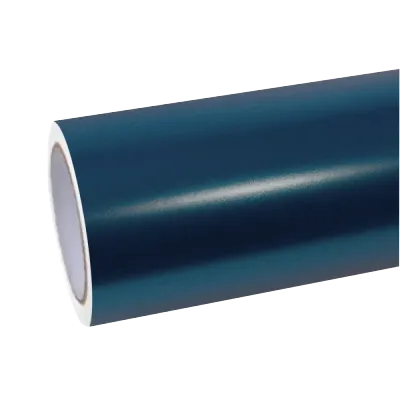Matte Metaliic Night Blue Car Vinyl Wrap 01
