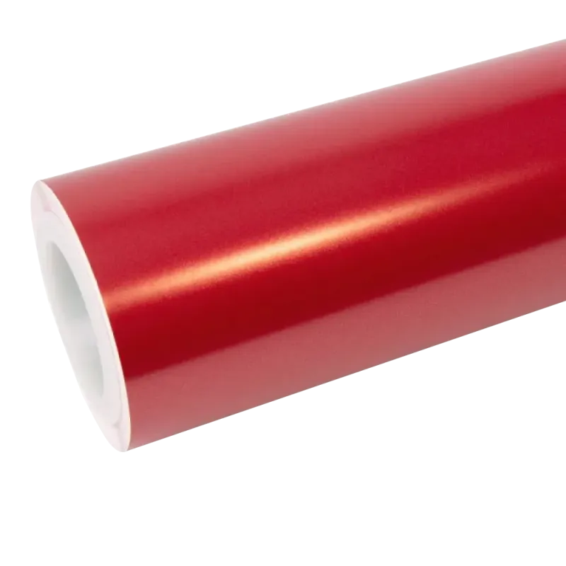 Metallic Pure Red Car Wrap  Matte Pure Red Vinyl Wraps - ALUKOVINYL