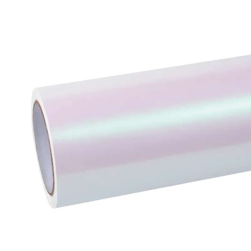 metallic Chameleon purple white vinyl wrap