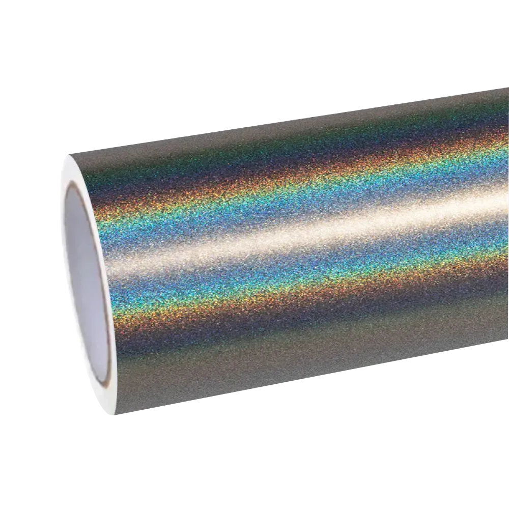 Matte Metallic Rainbow Laser Silver Car Vinyl Wrap