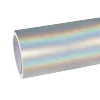 Matte Metallic Rainbow Laser White Car Vinyl Wrap PET