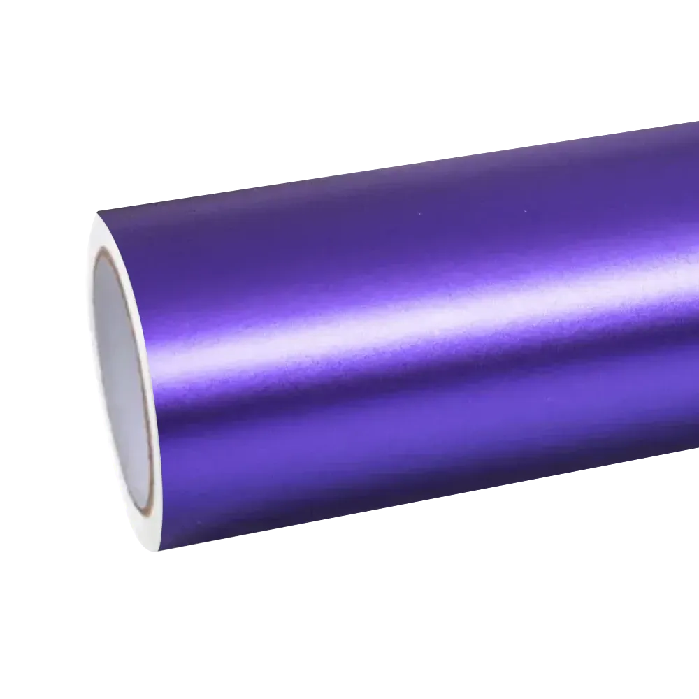 satin purple chrome wrap