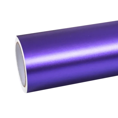 Matte Chrome Purple Car Vinyl Wrap