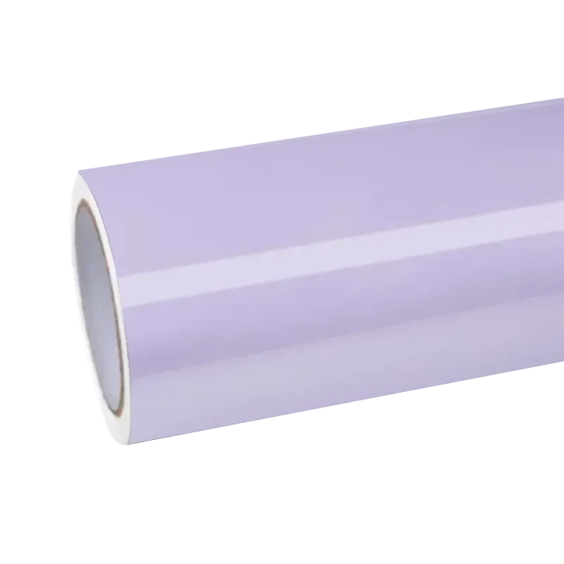 light purple car wrap