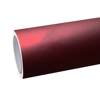 Matte Wine Red Car Vinyl Wrap 01