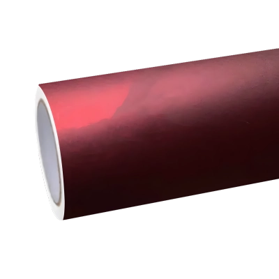 Matte Wine Red Car Vinyl Wrap