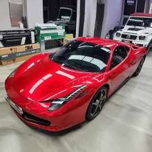 Gloss Vampire Red Car Vinyl Wrap