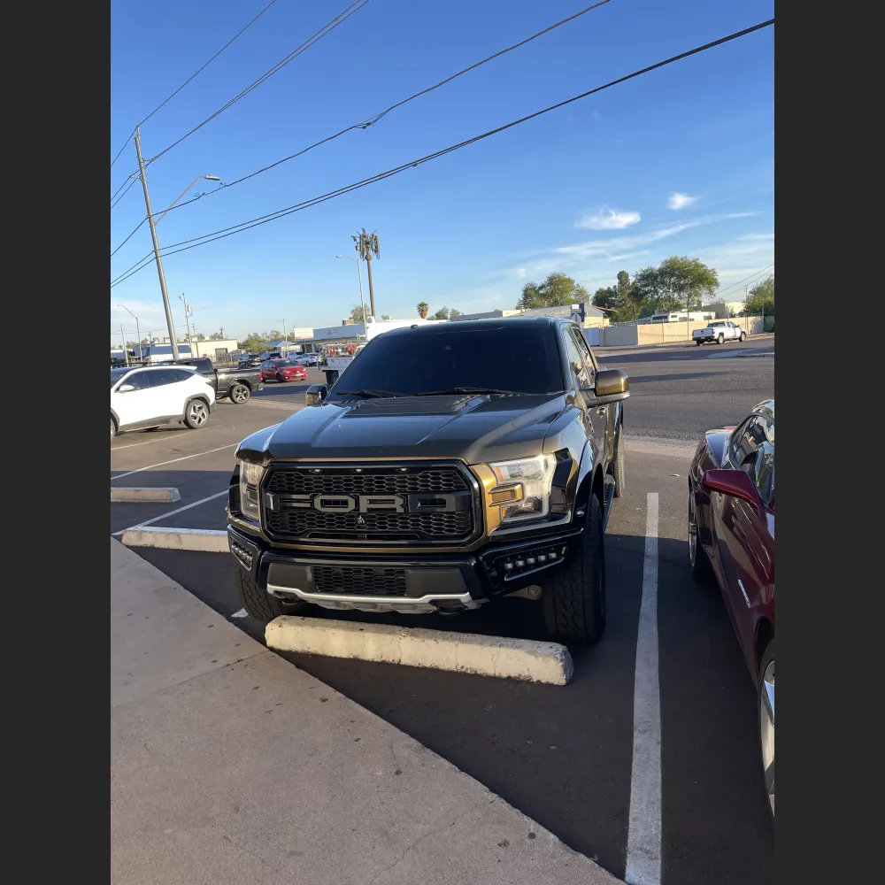 Gloss Metallic Black Gold Car Vinyl Wrap01