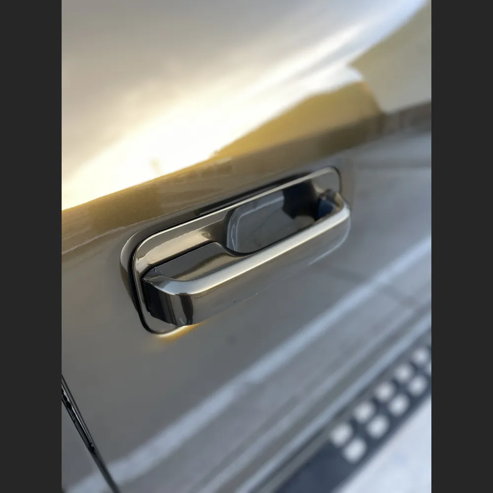 Gloss Metallic Black Gold Car Vinyl Wrap04