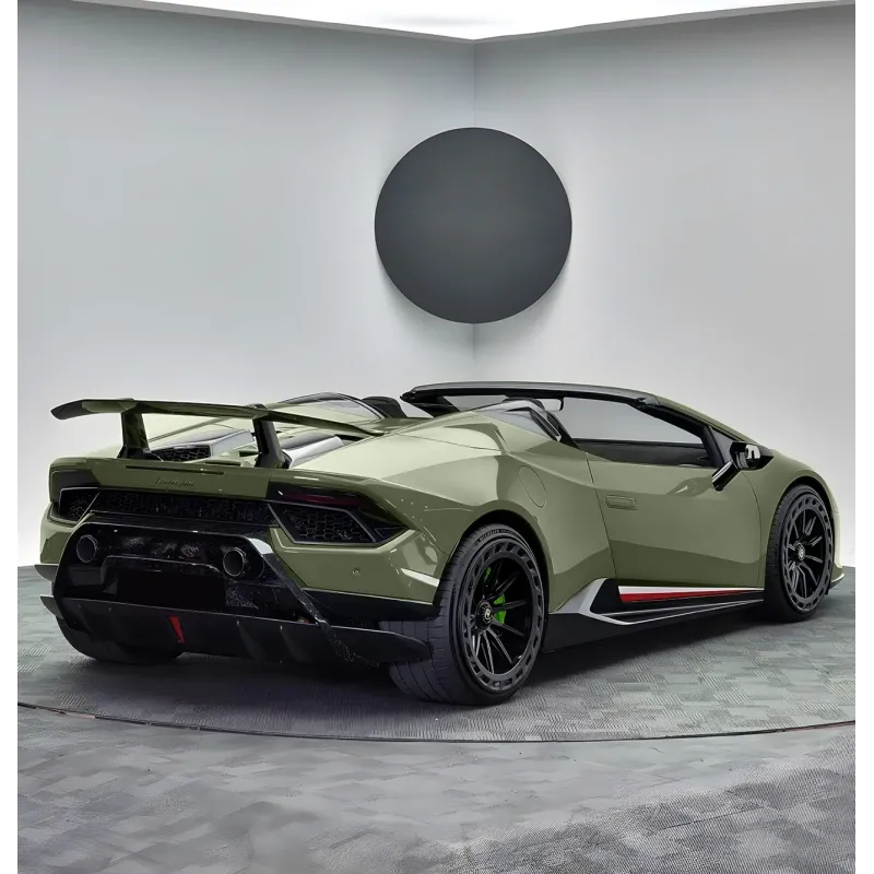 Gloss Dawn Green Car Vinyl Wrap PET