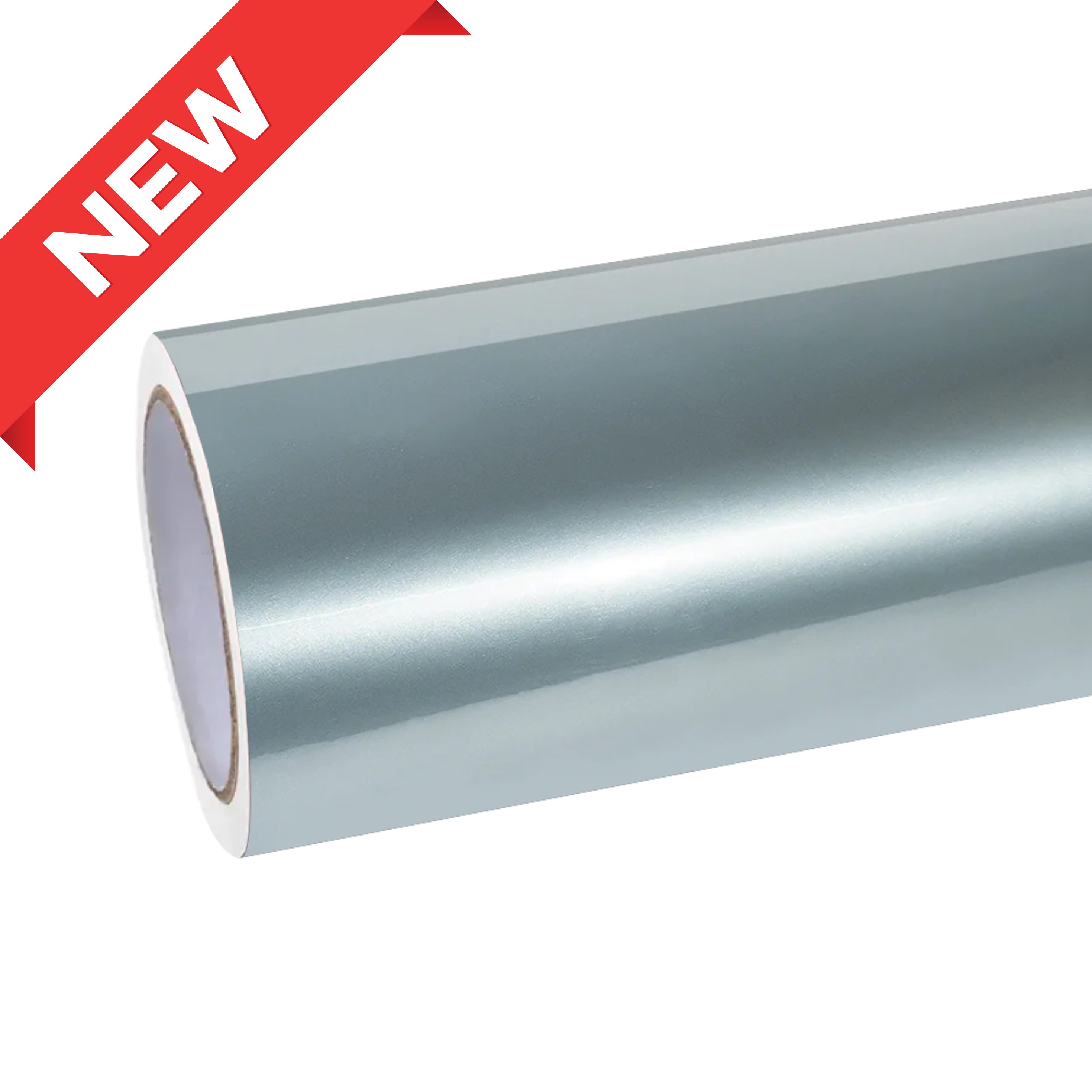 Gloss Metallic Light Steel Blue Car Vinyl Wrap