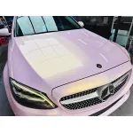 Gloss Metallic Glazed Gold Pink Car Vinyl Wrap