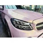 Gloss Metallic Glazed Gold Pink Car Vinyl Wrap