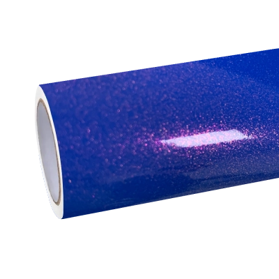 Gloss Metallic Diamond Blue Red Car Vinyl Wrap 01