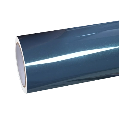 Gloss Yugali Blue Car Vinyl Wrap PET 01