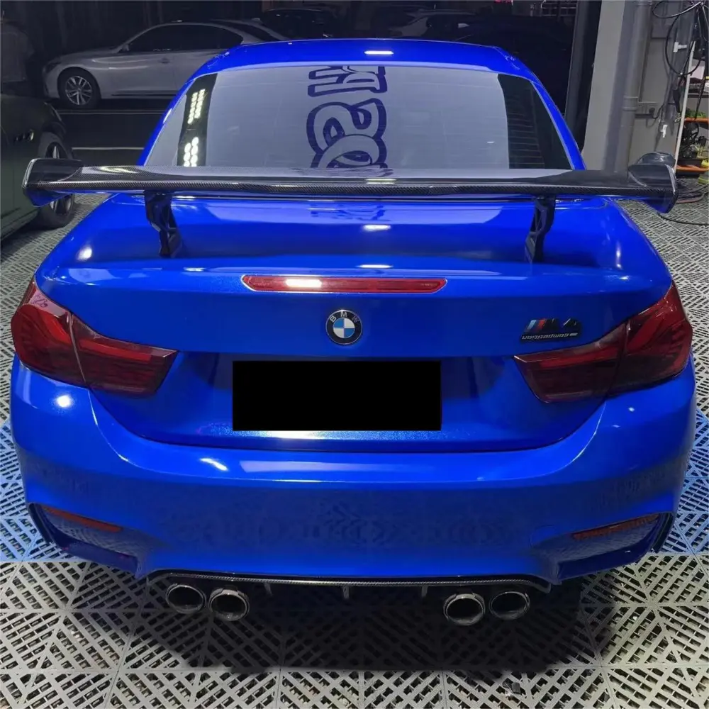 Gloss Metallic Diamond Blue Car Vinyl Wrap