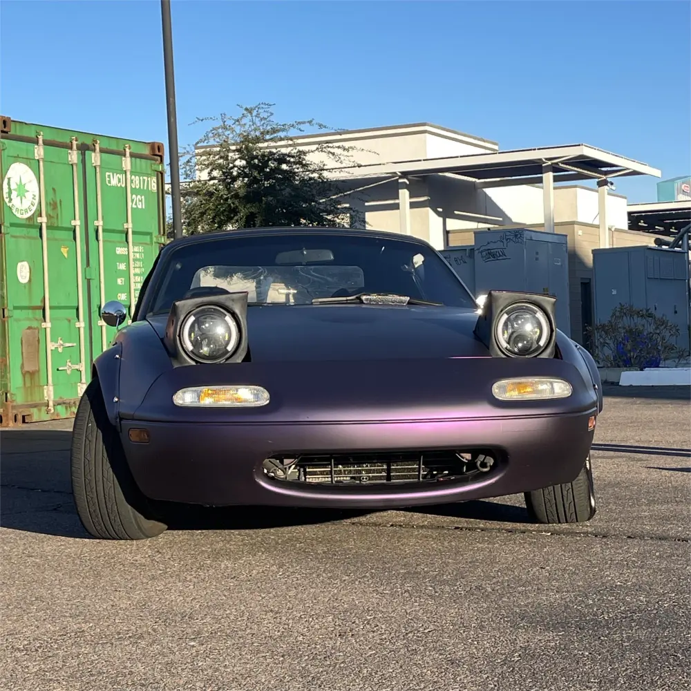 Matte Russian Violet Purple Car Vinyl Wrap 