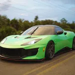 Gloss Metallic Gold Green Car Vinyl Wrap PET