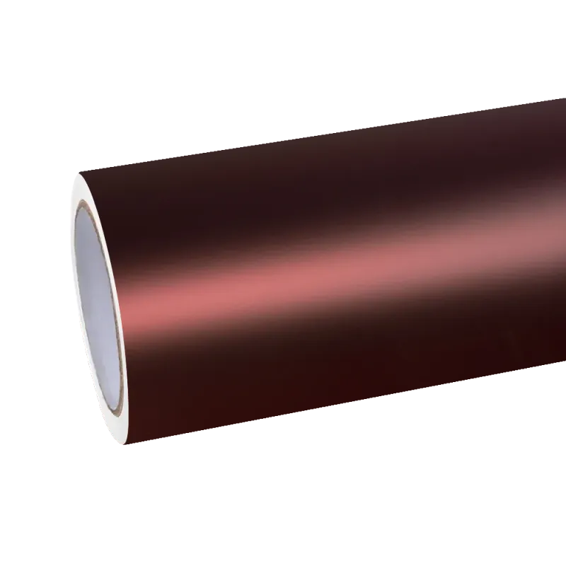 Matte Wine Red Car Vinyl Wrap