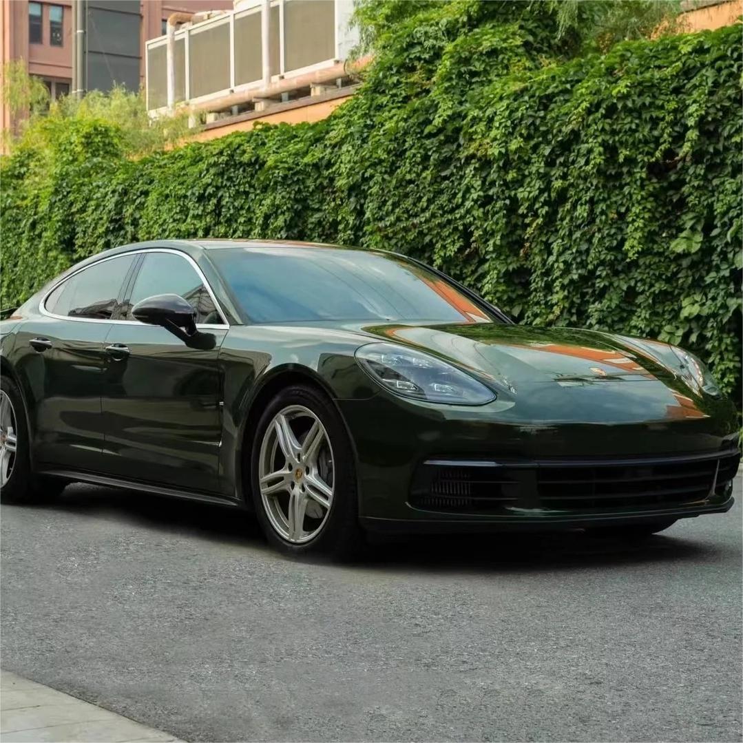 Gloss Anderberg Green Car Vinyl Wrap PET