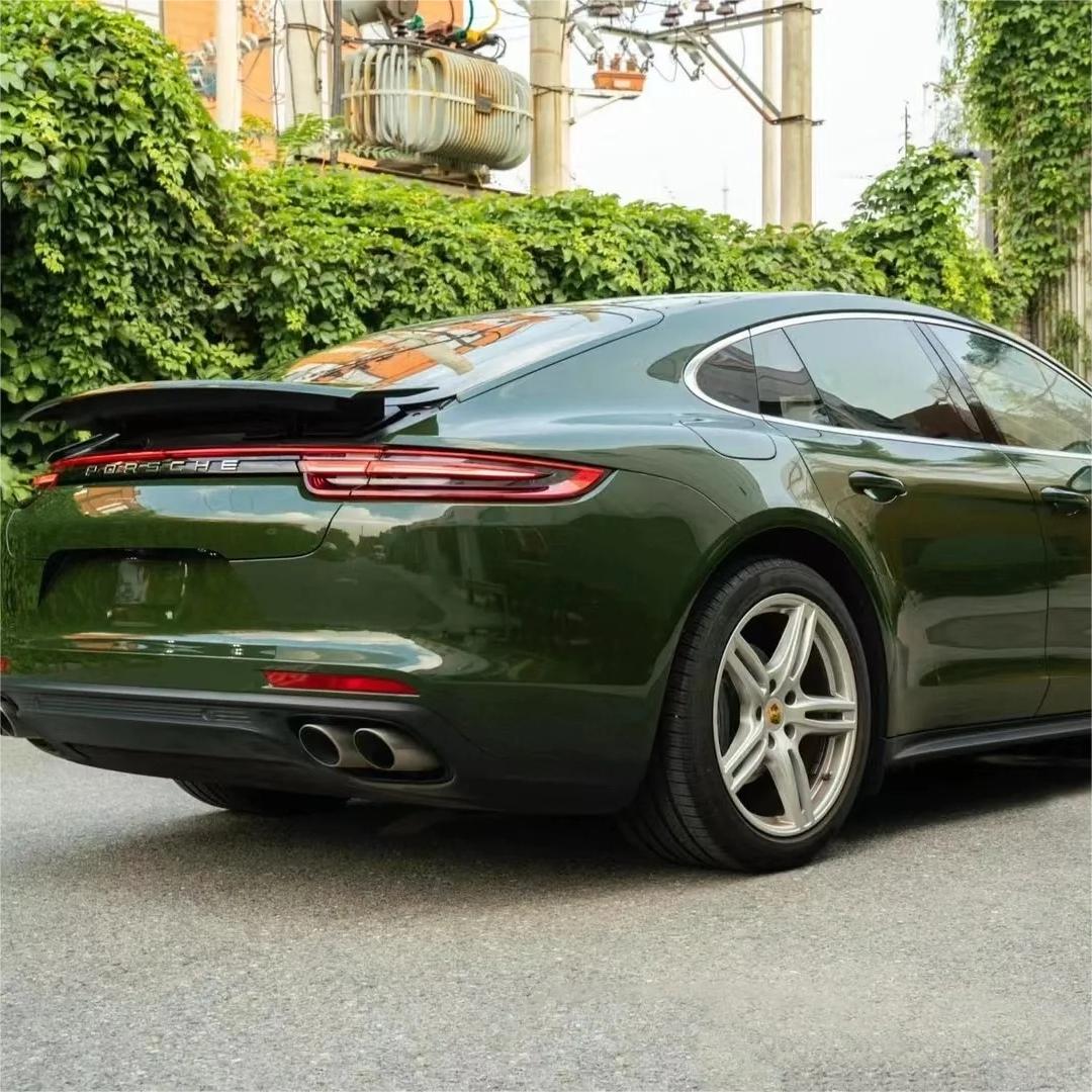 Gloss Anderberg Green Car Vinyl Wrap PET