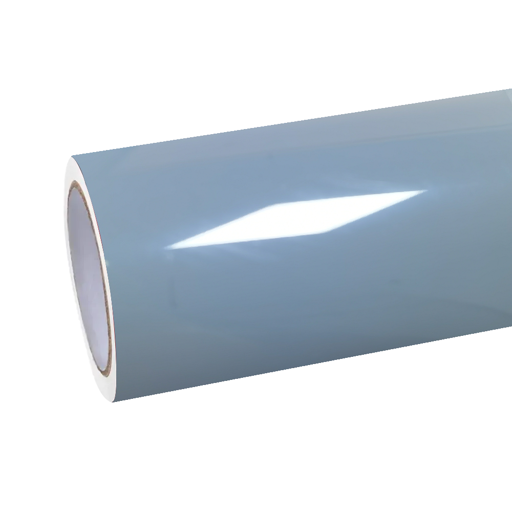 Gloss Brooklyn Grey Car Vinyl Wrap PET