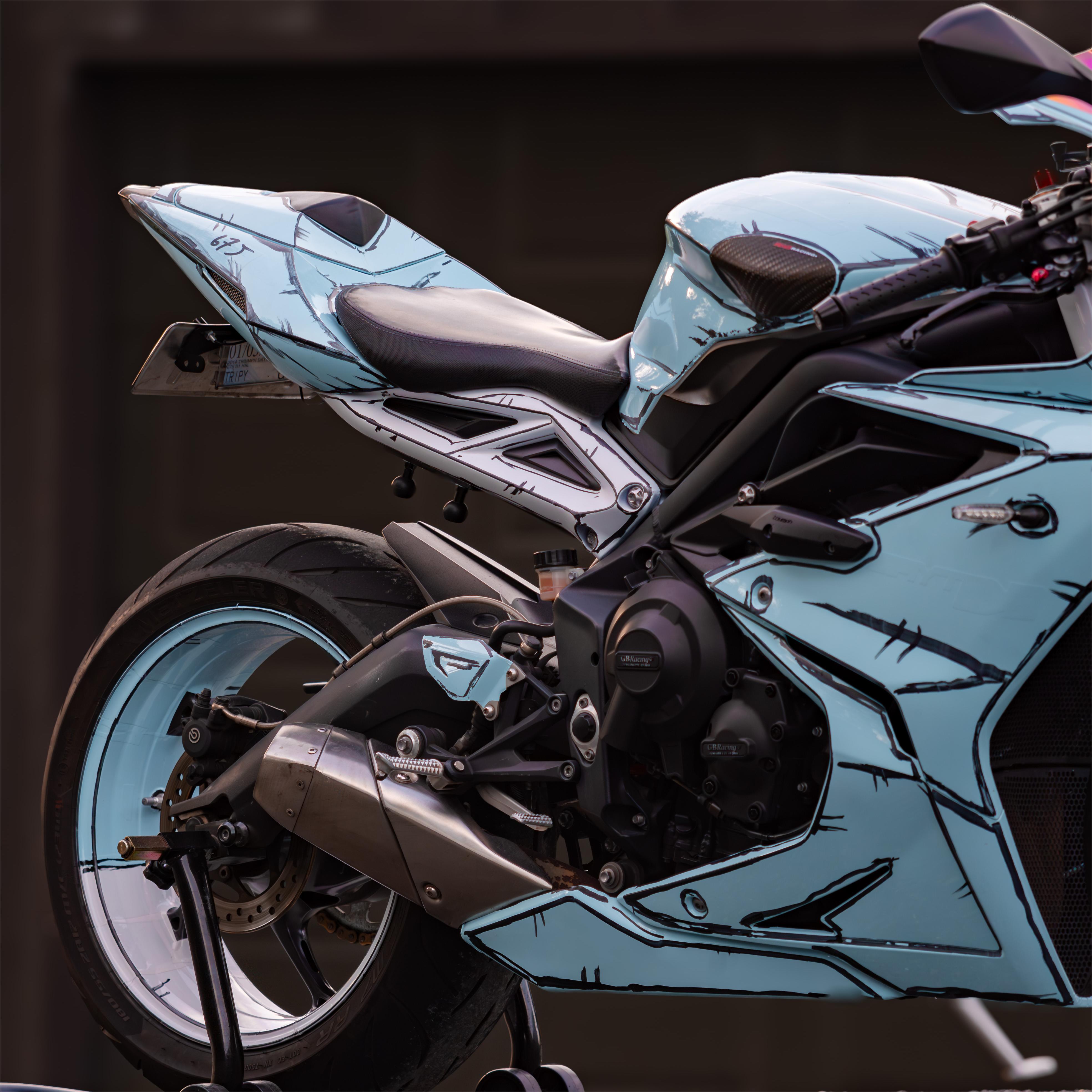 Gloss Ice Blue Car Vinyl Wrap PET