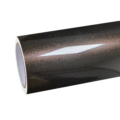 Gloss Metallic Mahogany Red Car Vinyl Wrap PET 01