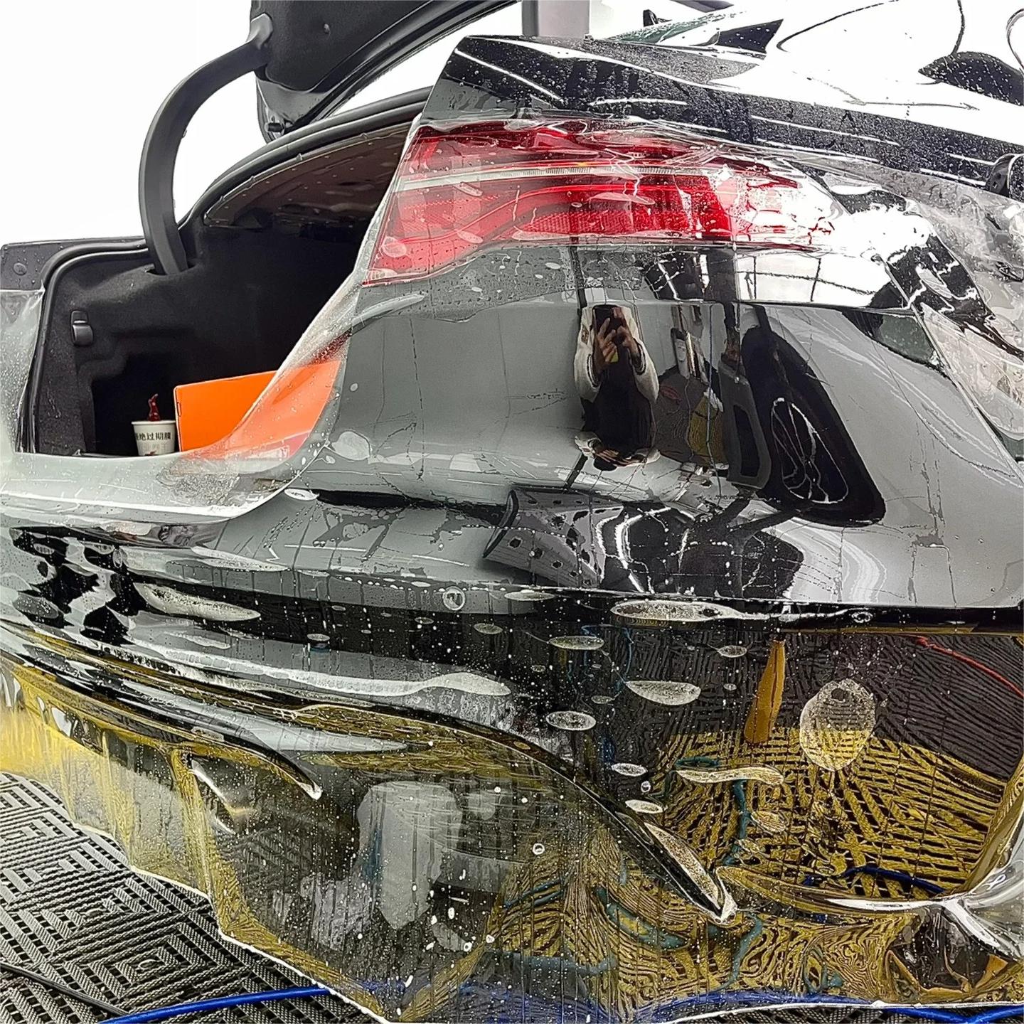 thumbnail image 2 of ESSMO Gloss Piano Black PPF Paint Protection Film – 8Mil, 60in Wide, TPU Vinyl Wrap 2 of 6