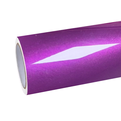 Gloss Metallic Candy Purple Car Vinyl Wrap PET 01
