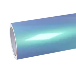 Gloss Metallic Chameleon Green Blue Car Vinyl Wrap