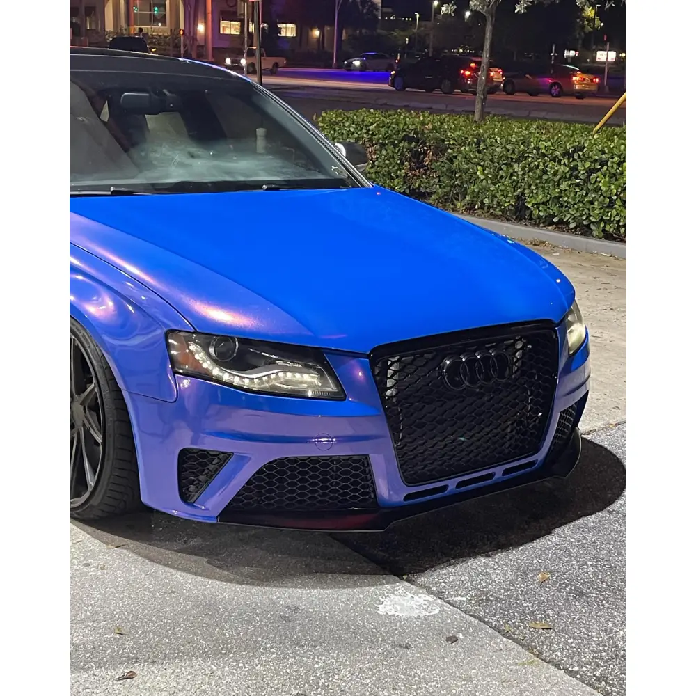 Gloss Metallic Diamond Red Blue Car Vinyl Wrap