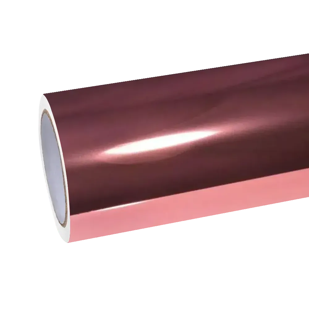 Gloss Mirror Chrome Rose Gold Car Vinyl Wrap Newest