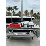 Marlboro Racing Car - White, Red and Black Car Wrap (Bundle)