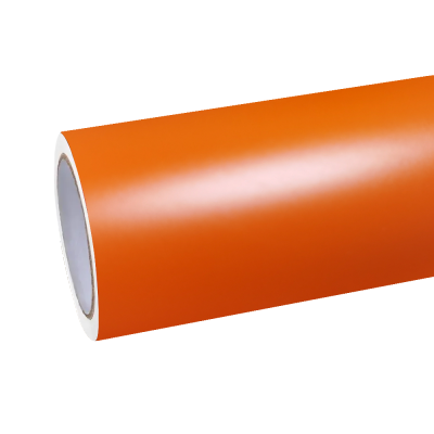 Best Gloss Fiery Orange Vinyl Wrap | Metallic Fiery Orange
