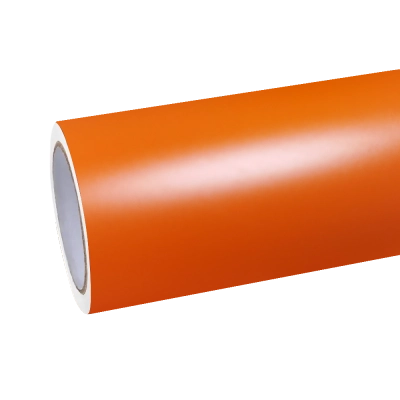 Matte Flame Orange Car Vinyl Wrap PET 01
